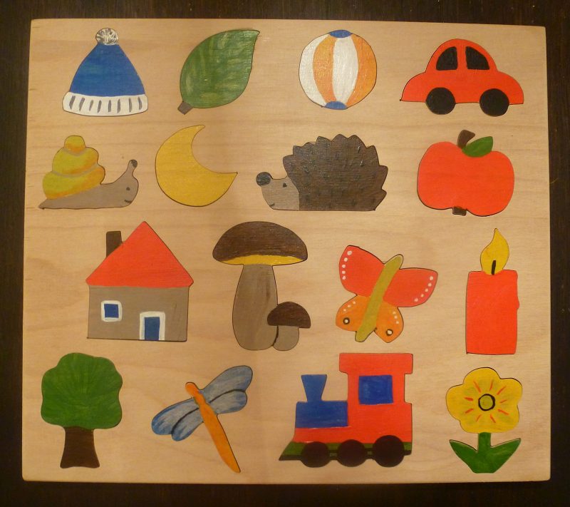 Holzpuzzle 16 Motive